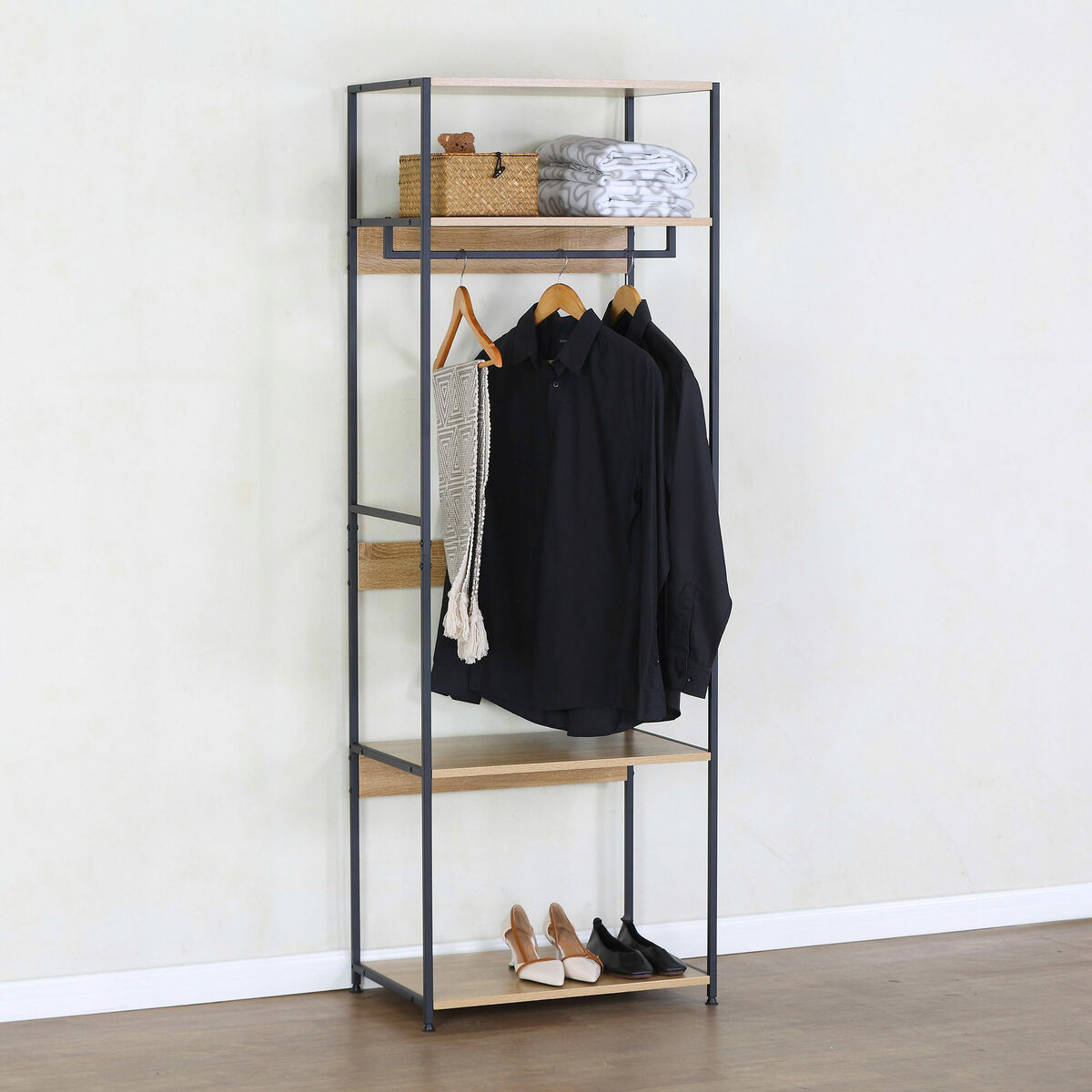 Cupboard Max Home Steel Melamin Particleboard 60 x 175 x 40 cm