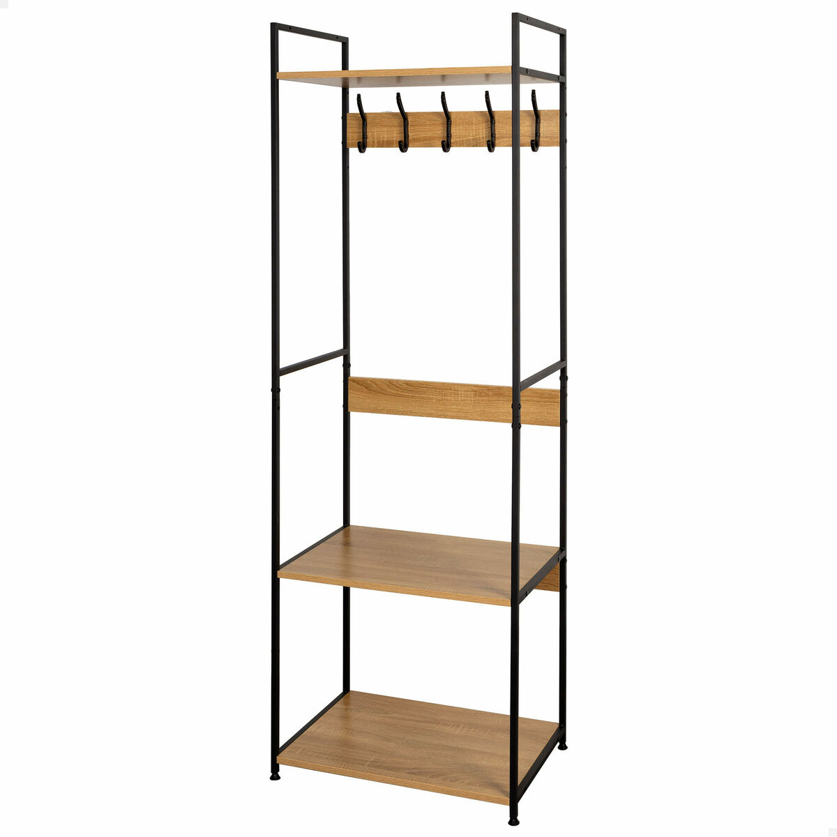 Coat rack with shelf Max Home Steel Melamin Particleboard Minimalist 60 x 175 x 40 cm Coat rack with shelf Max Home Steel Melamin Particleboard Minimalist 60 x 175 x 40 cm