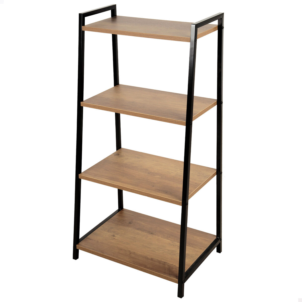 Shelves Max Home Iron MDF Wood 4 Shelves 43 X 90 X 30 CM Shelves Max Home Iron MDF Wood 4 Shelves 43 X 90 X 30 CM
