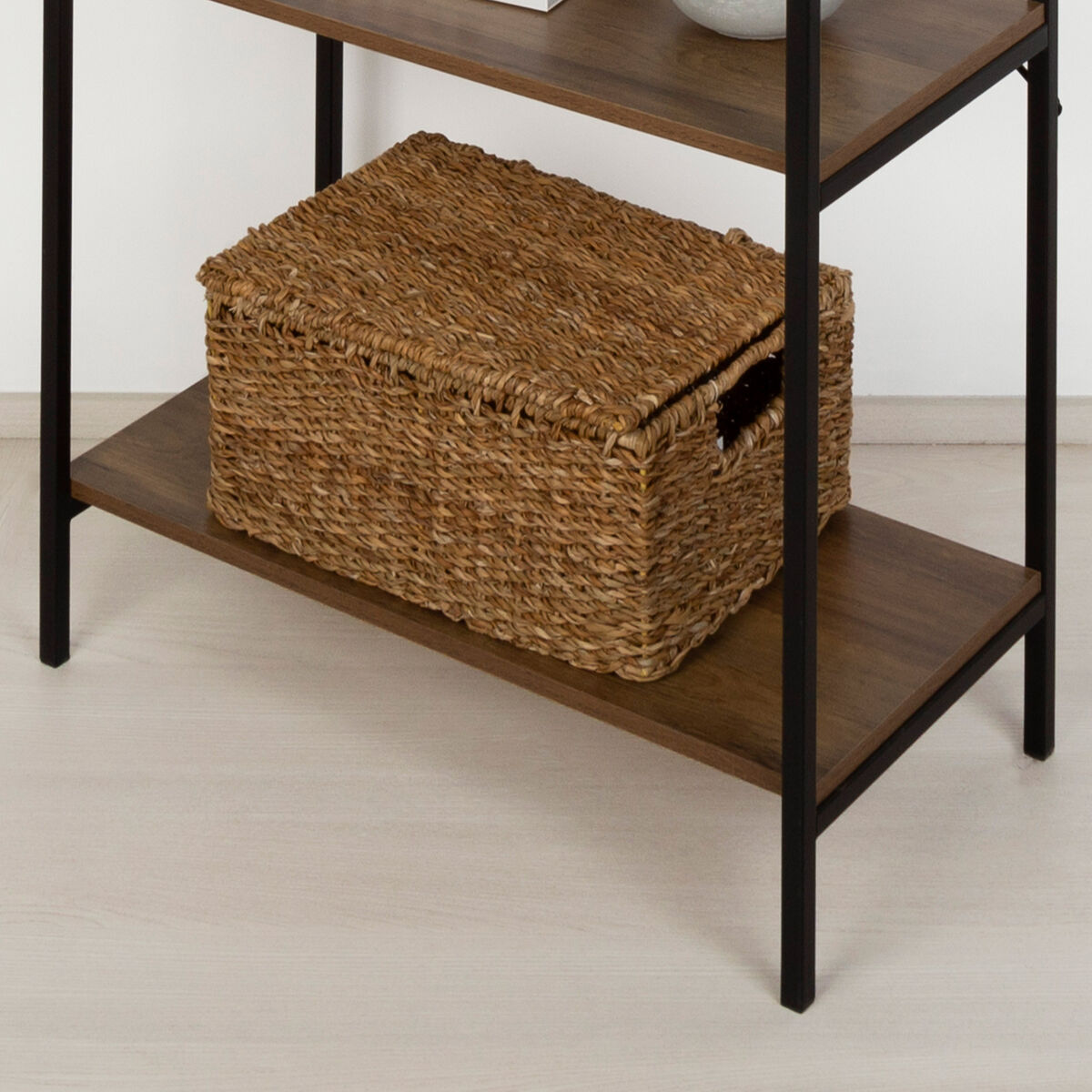 Shelves Max Home Iron MDF Wood 4 Shelves 60 X 120 X 30 CM