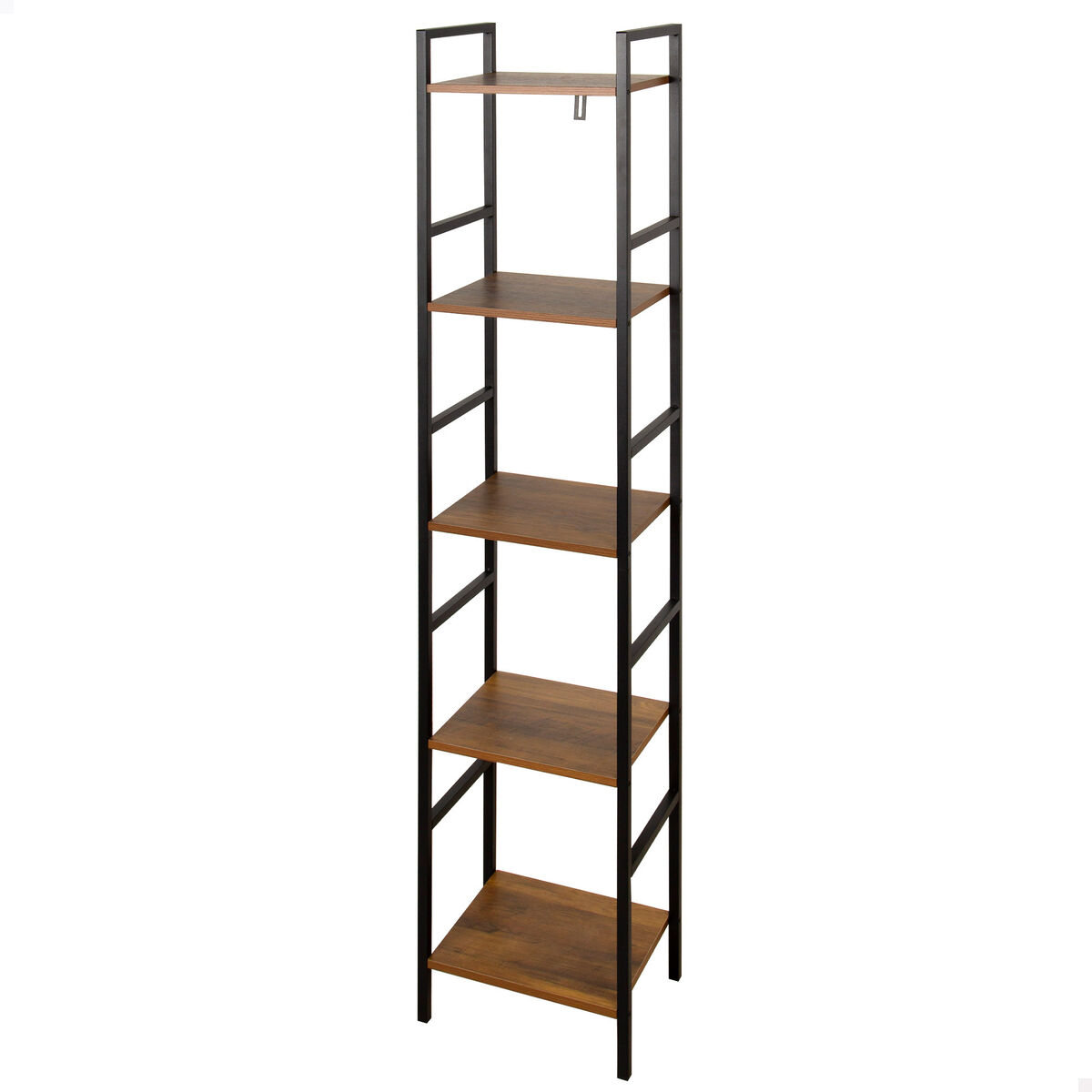 Shelves Max Home Iron MDF Wood 5 Shelves 30 X 144 X 24 CM