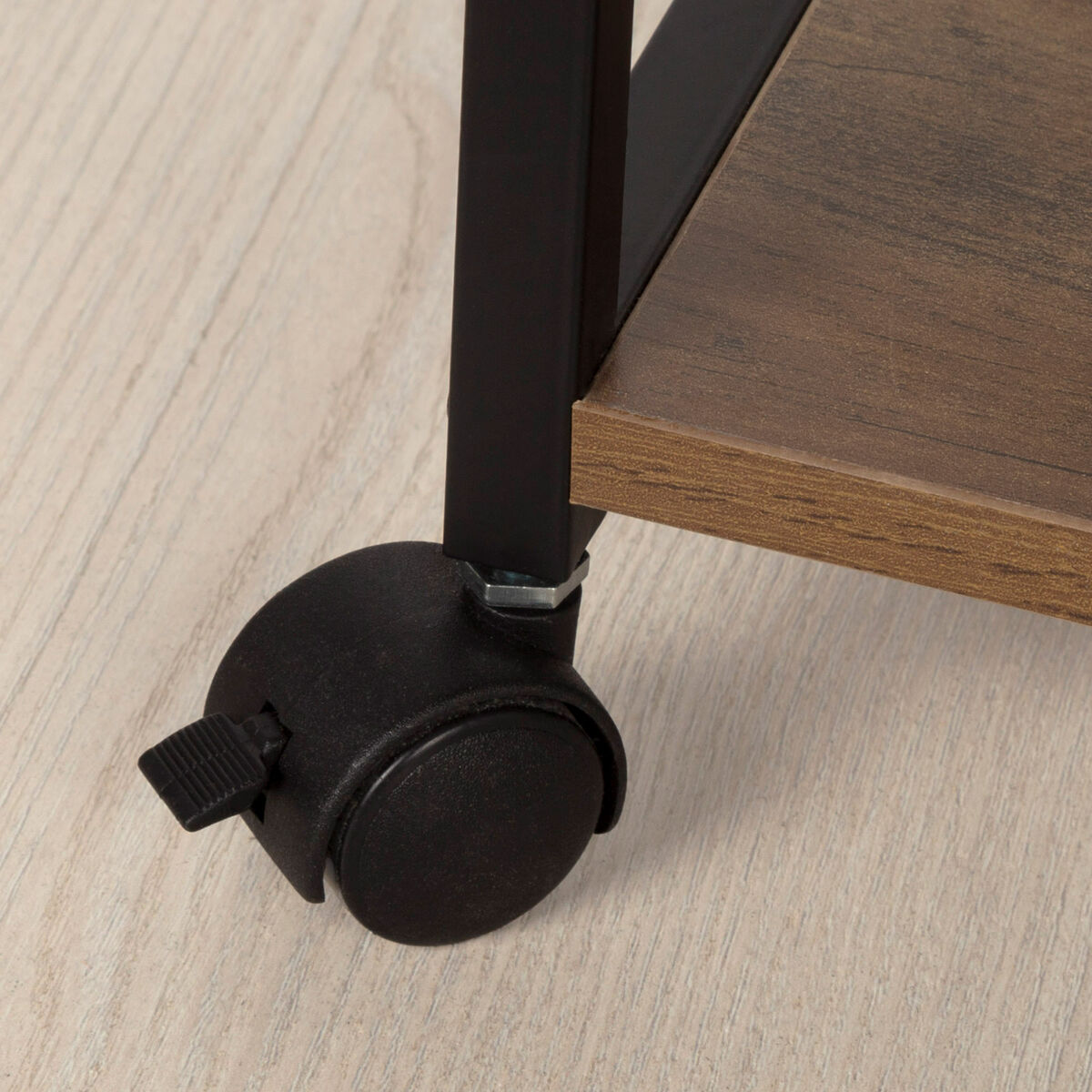 Shelves Max Home Iron MDF Wood 3 Shelves 48 X 62 X 30 CM