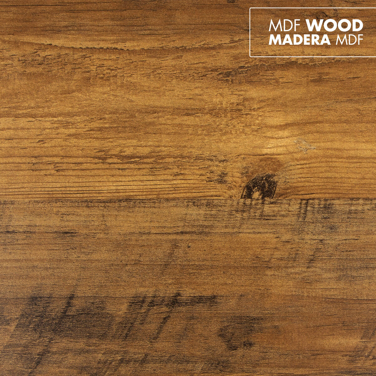 Shelves Max Home Iron MDF Wood 3 Shelves 48 X 62 X 30 CM