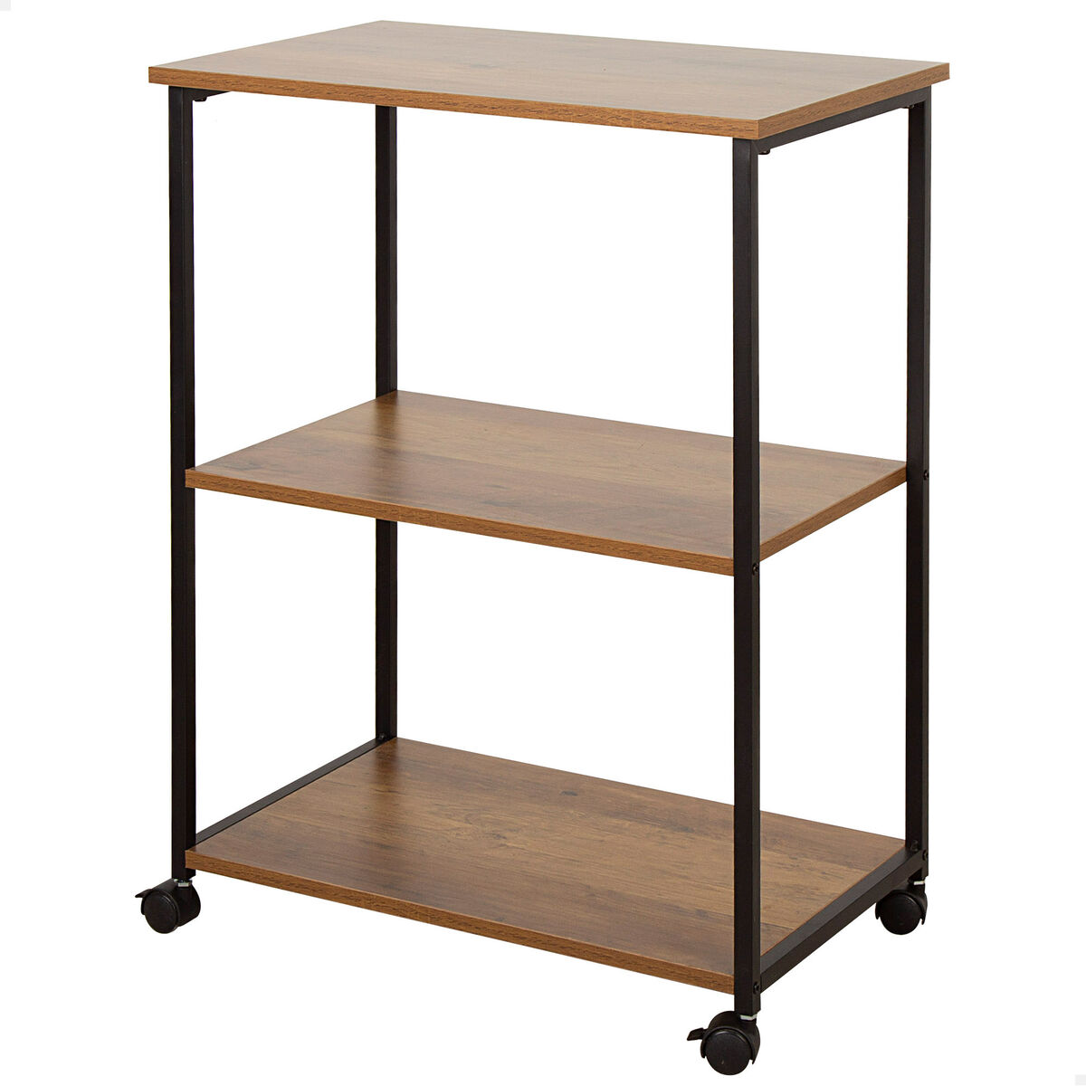 Shelves Max Home Iron MDF Wood 3 Shelves 48 X 62 X 30 CM Shelves Max Home Iron MDF Wood 3 Shelves 48 X 62 X 30 CM