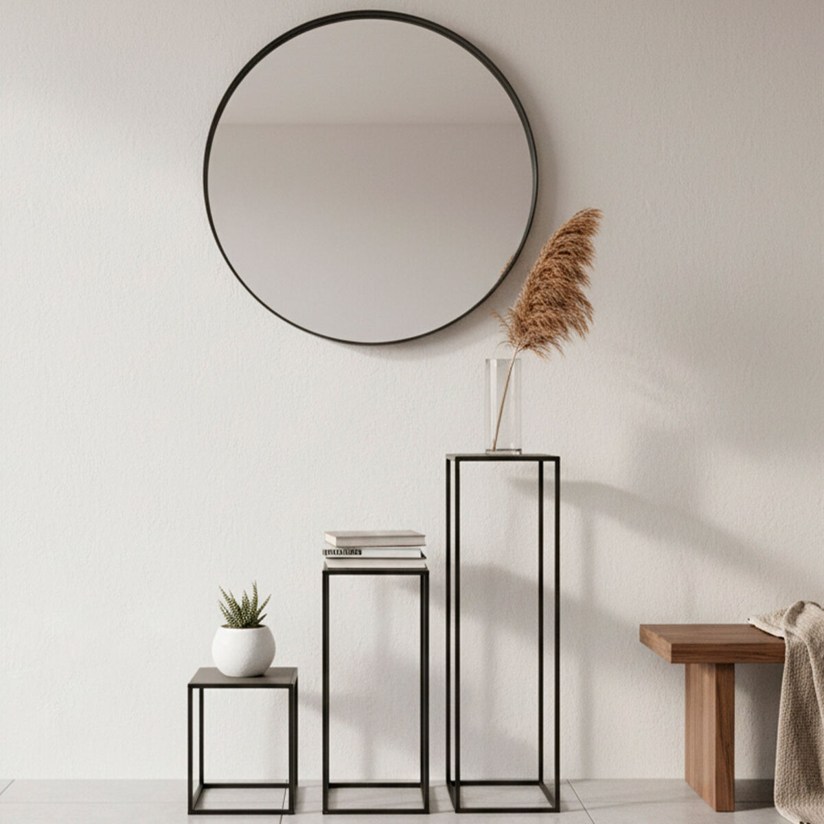 Set of 3 small tables Max Home 30 x 90 x 30 cm