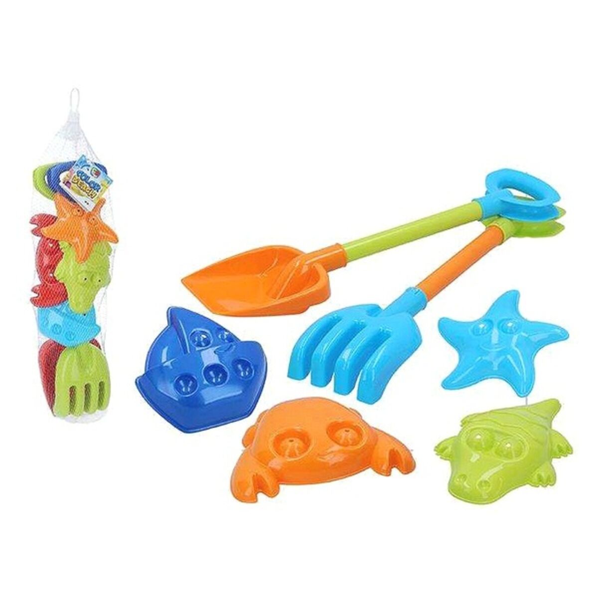 Beach toys set Colorbaby CB – 24733 (6 pcs) Beach toys set Colorbaby CB – 24733 (6 pcs)