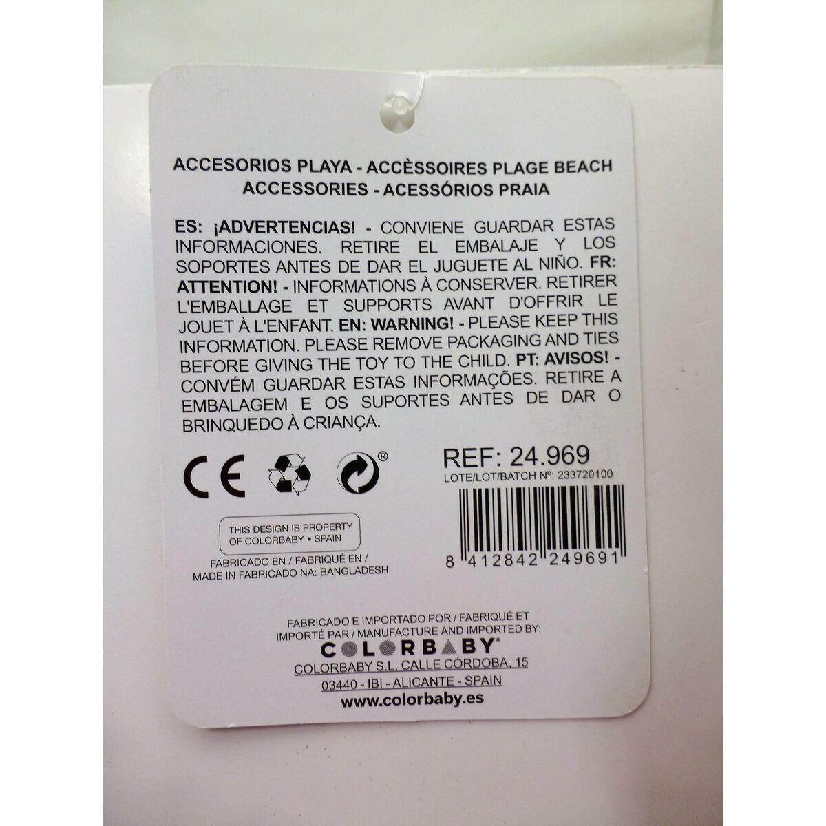 Beach toys set Colorbaby