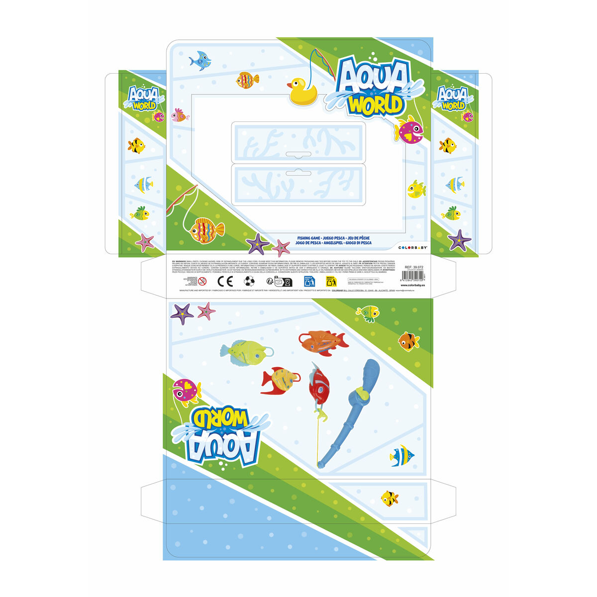 Magnetic Fishing Game Colorbaby Aqua World