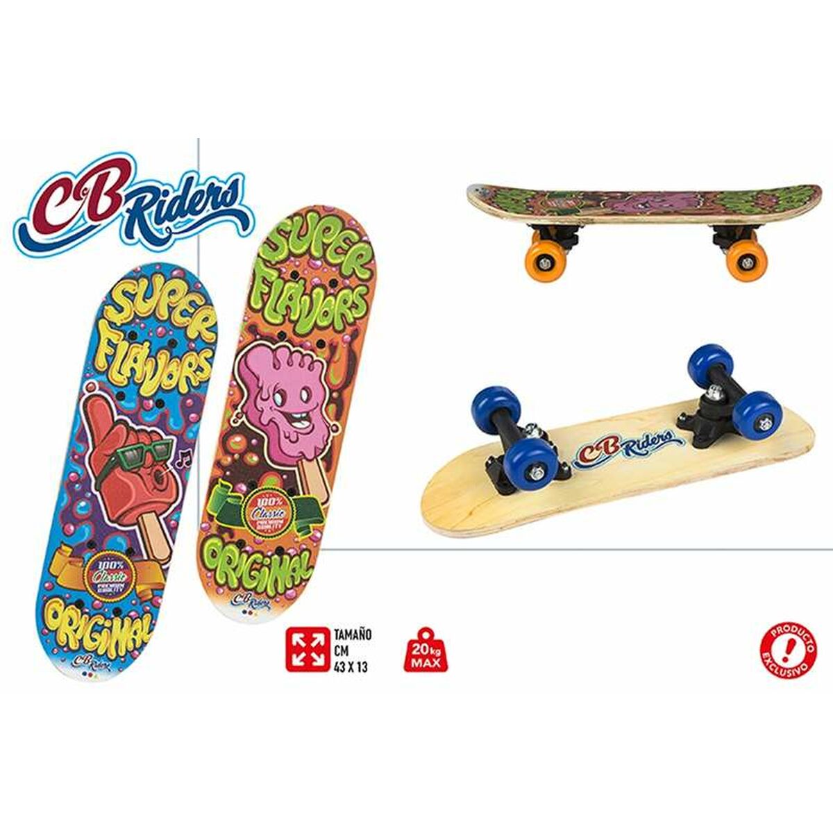 Skateboard Super Flavors Original Children’s
