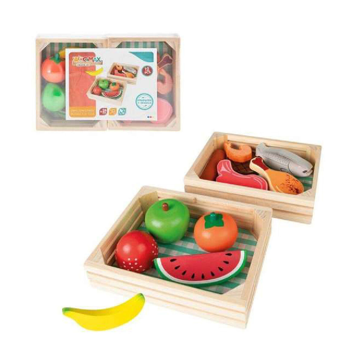 Toy Food Set Woomax 46471 (12 pcs) Toy Food Set Woomax 46471 (12 pcs)