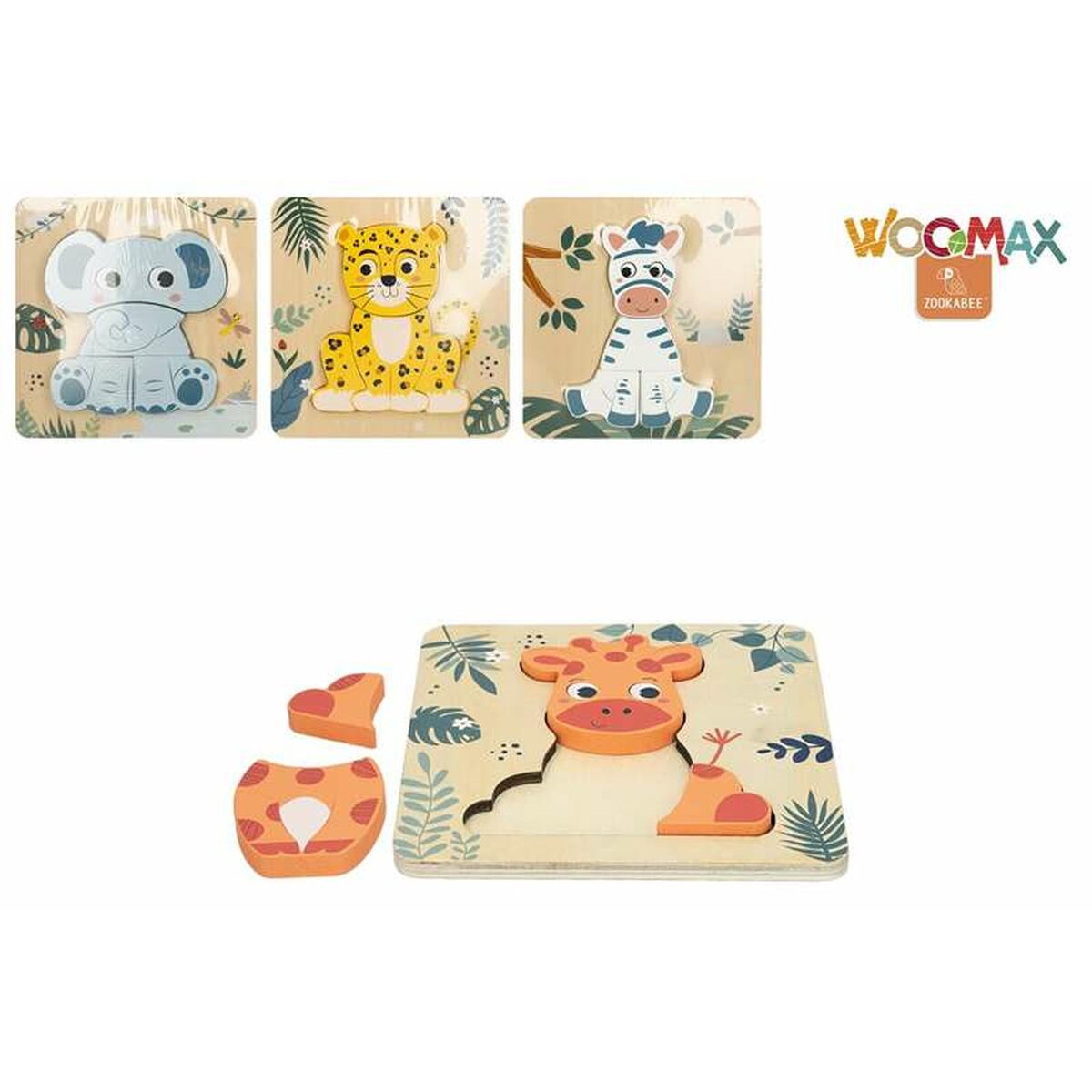 Puzzle Colorbaby 15 x 15 cm Puzzle Colorbaby 15 x 15 cm