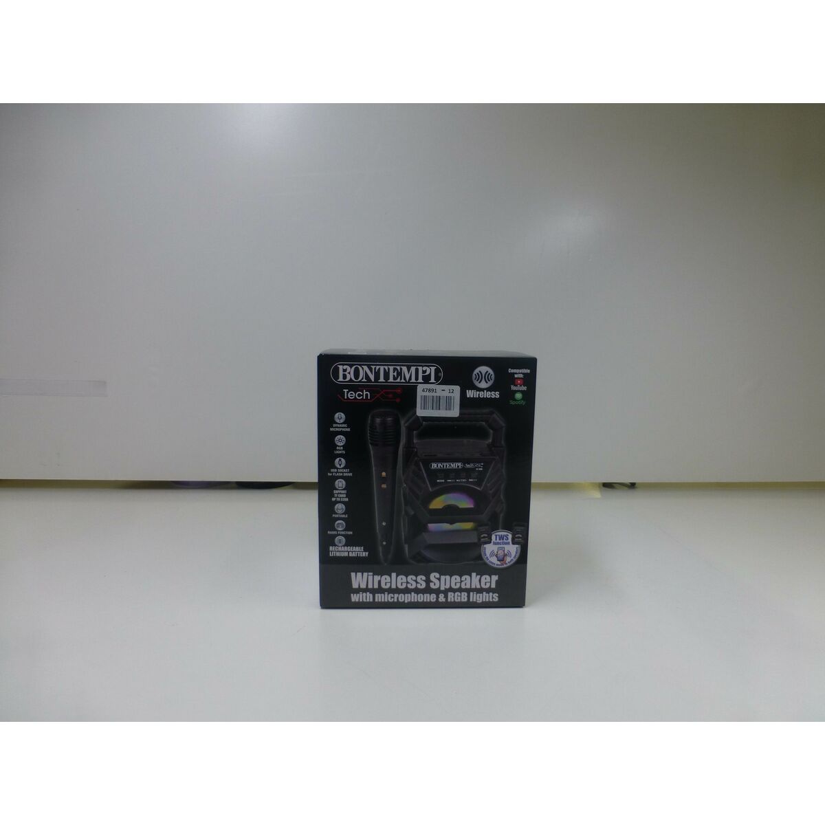 Bluetooth Speaker with Karaoke Microphone Colorbaby