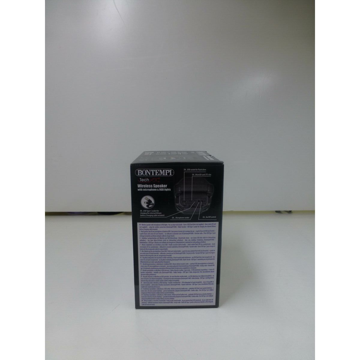 Bluetooth Speaker with Karaoke Microphone Colorbaby