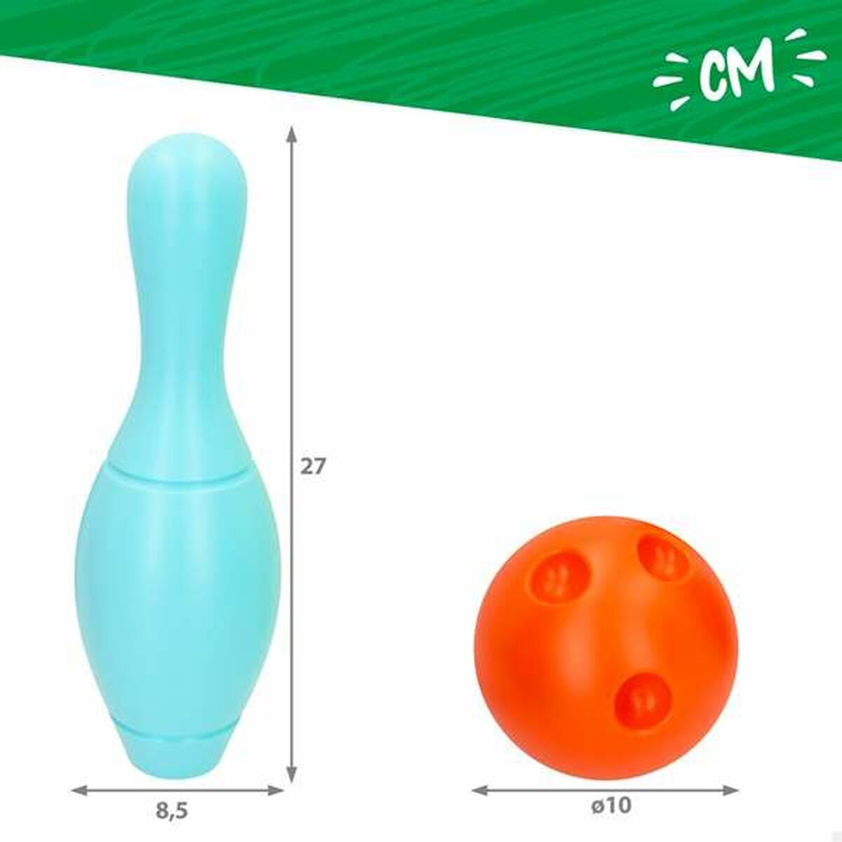Bowling Game Colorbaby 8 Pieces