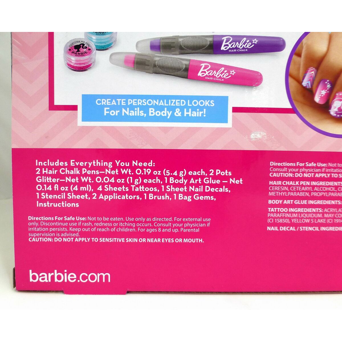 Beauty Kit Barbie Sparkling 2 x 13 x 2 cm 3-in-1