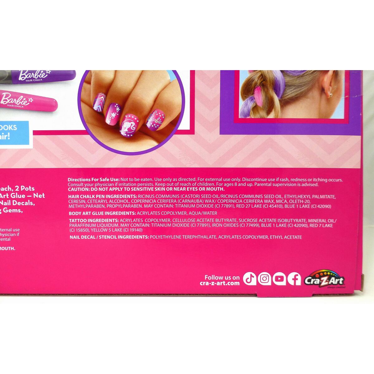 Beauty Kit Barbie Sparkling 2 x 13 x 2 cm 3-in-1