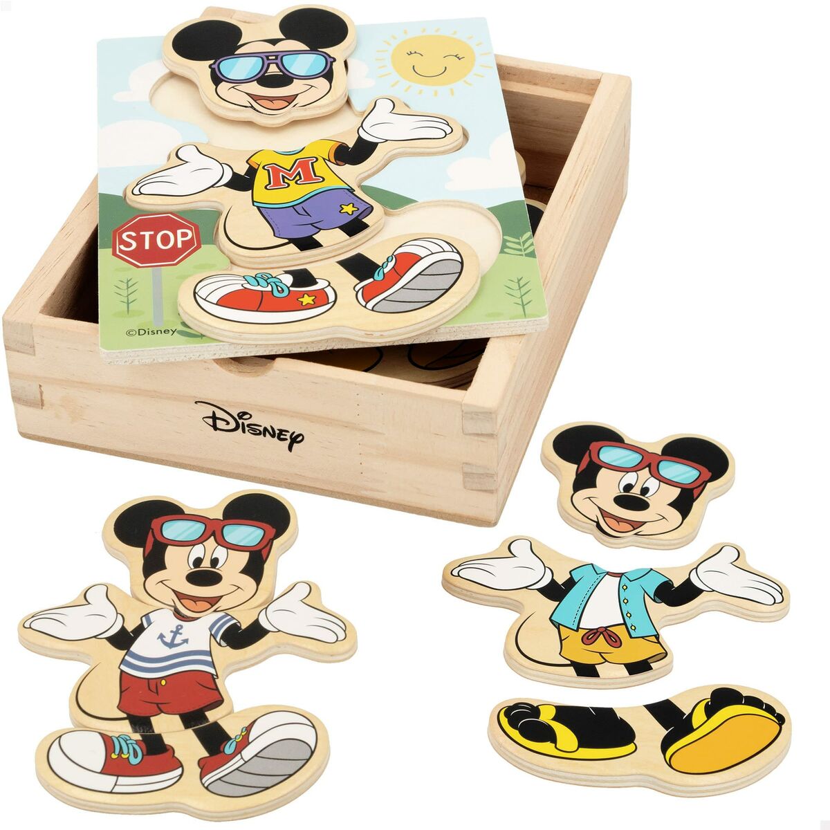 Child’s Wooden Puzzle Disney Wood (19 pcs)
