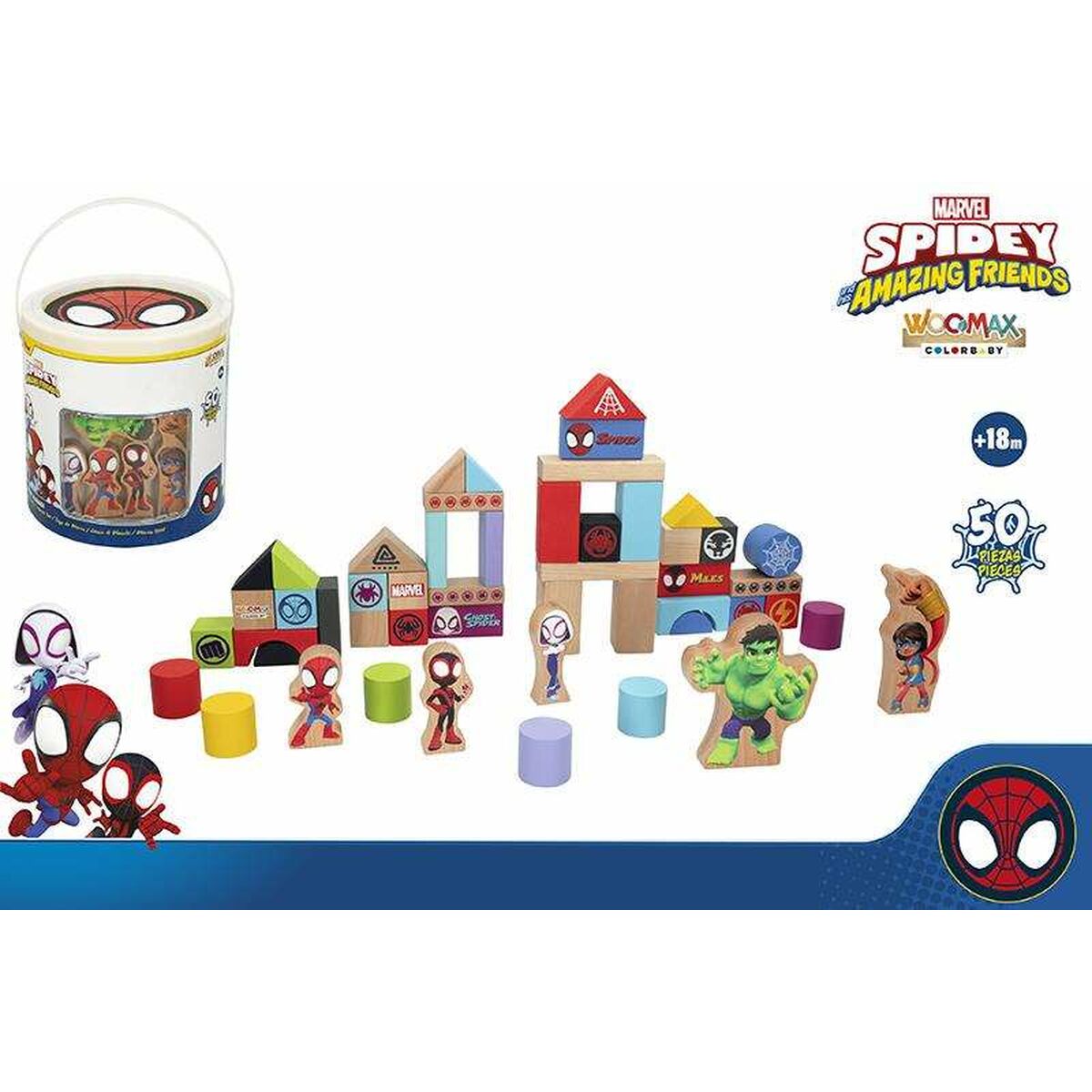 Child’s Wooden Puzzle Spidey Amazing Friends