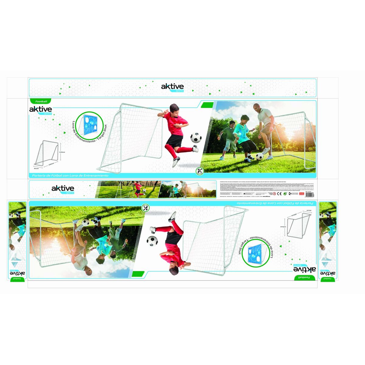 Football Goal Aktive 182 x 91 x 122 cm