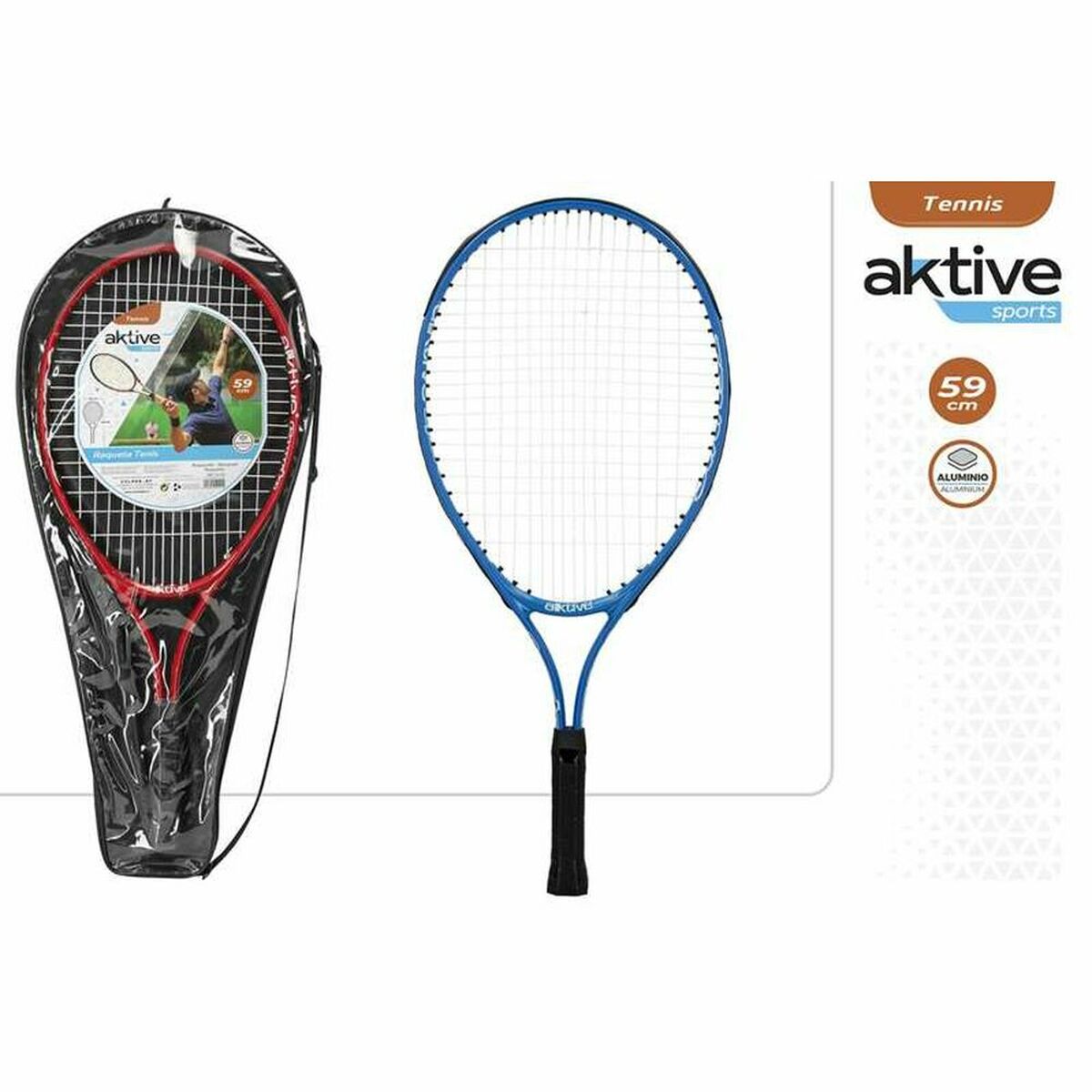 Tennis Racquet Aktive Blue Red (59 cm) Children’s