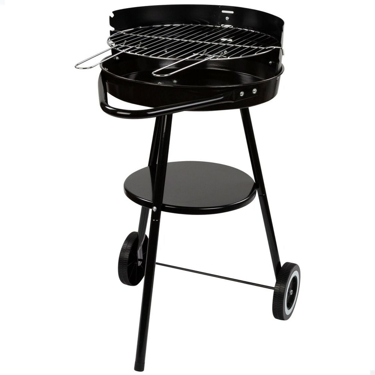 Coal Barbecue with Wheels Aktive Aluminium Enamelled Metal textilene 42 x 76,5 x 42 cm Black Coal Barbecue with Wheels Aktive Aluminium Enamelled Metal textilene 42 x 76,5 x 42 cm Black