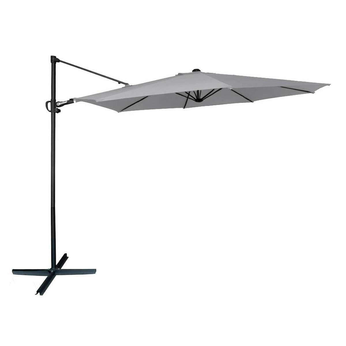 Parasol Aktive Roma 300 x 245 x 300 cm Anthracite 4,8 cm Aluminium Parasol Aktive Roma 300 x 245 x 300 cm Anthracite 4,8 cm Aluminium