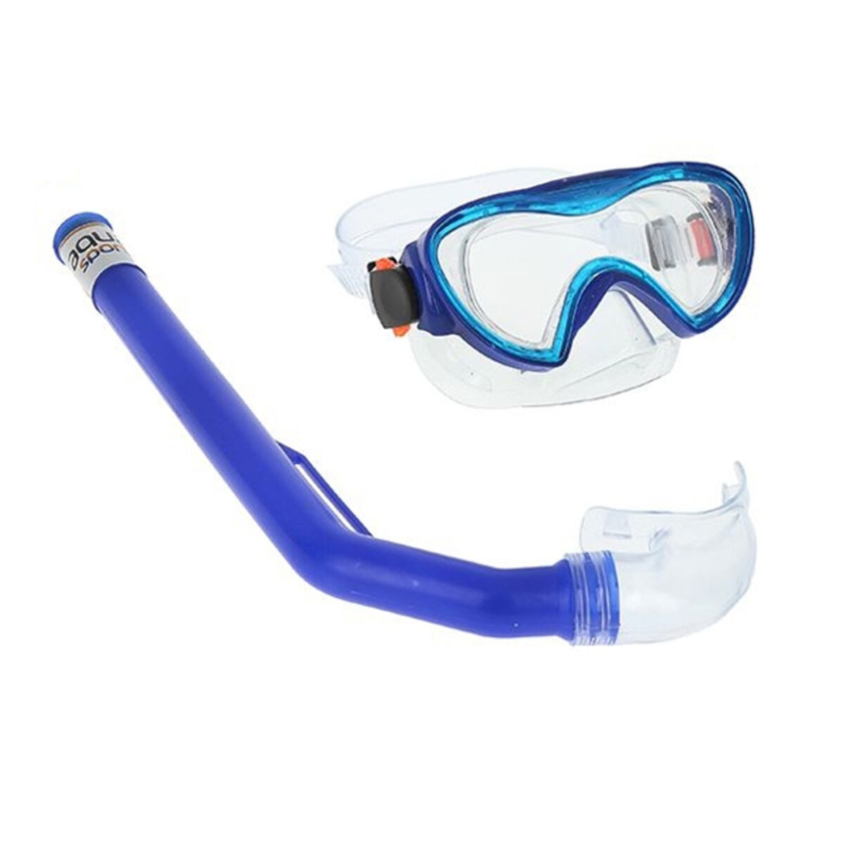 Snorkel Goggles and Tube for Children Junior Colorbaby Blue Black Snorkel Goggles and Tube for Children Junior Colorbaby Blue Black