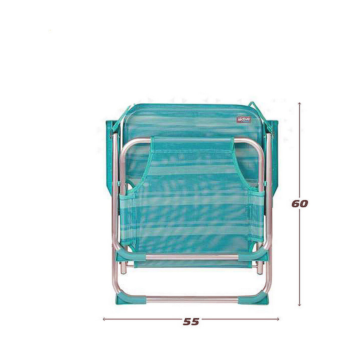 Beach Chair Aktive Turquoise 55 x 35 x 72 cm