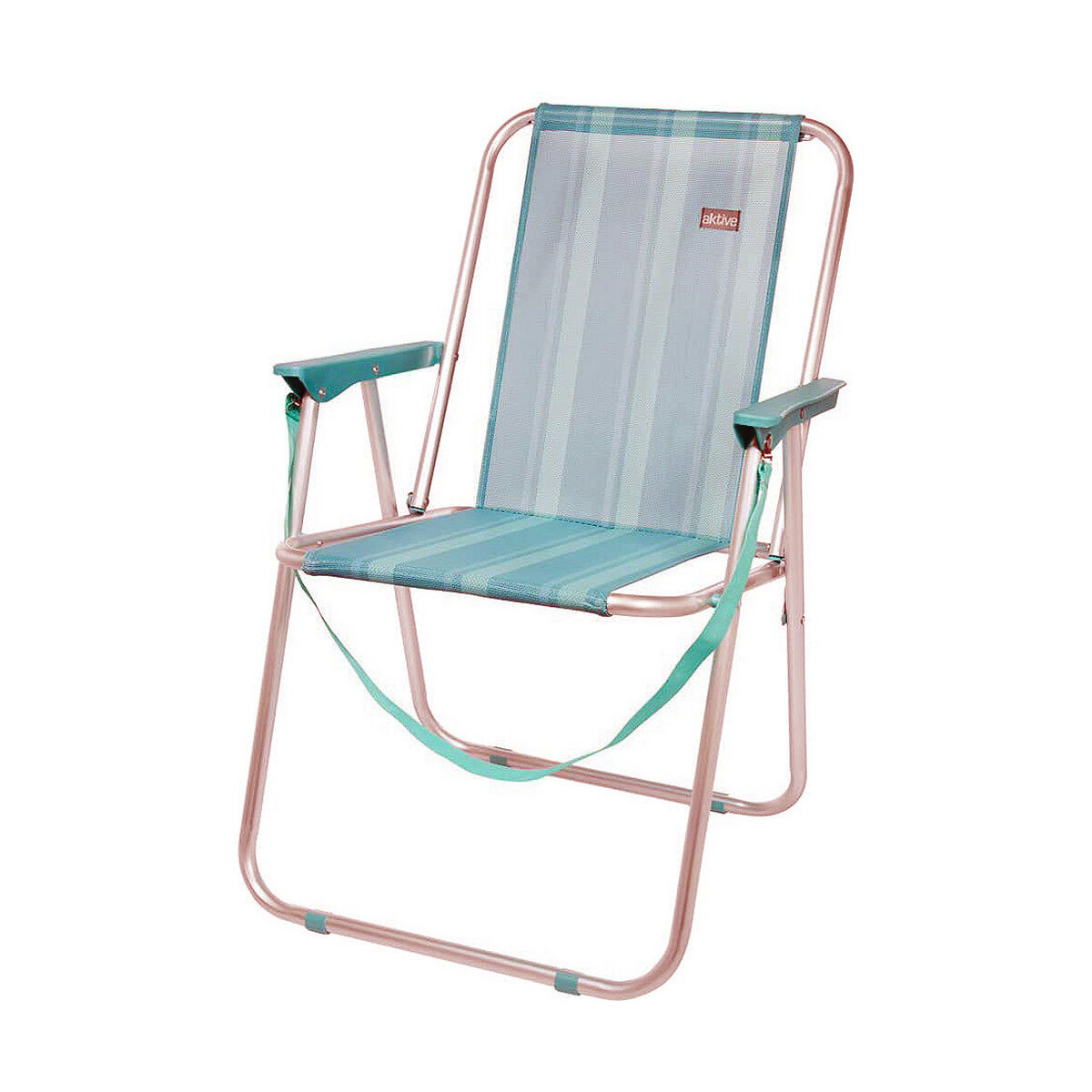 Beach Chair Aktive Mediterran White Turquoise 53 x 44 x 76 cm Beach Chair Aktive Mediterran White Turquoise 53 x 44 x 76 cm