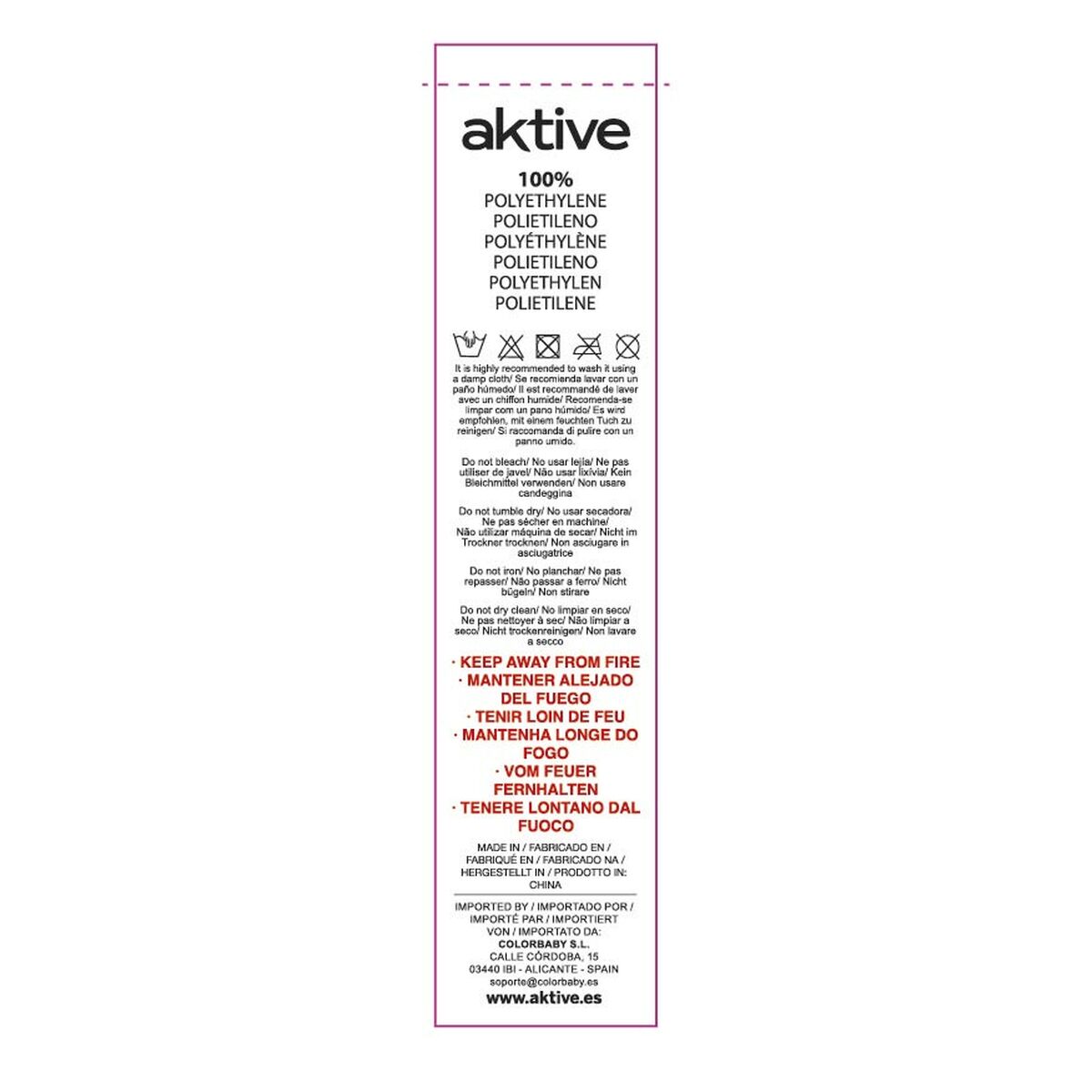 Gazebo Aktive 300 x 255 x 600 cm Metal White Plastic