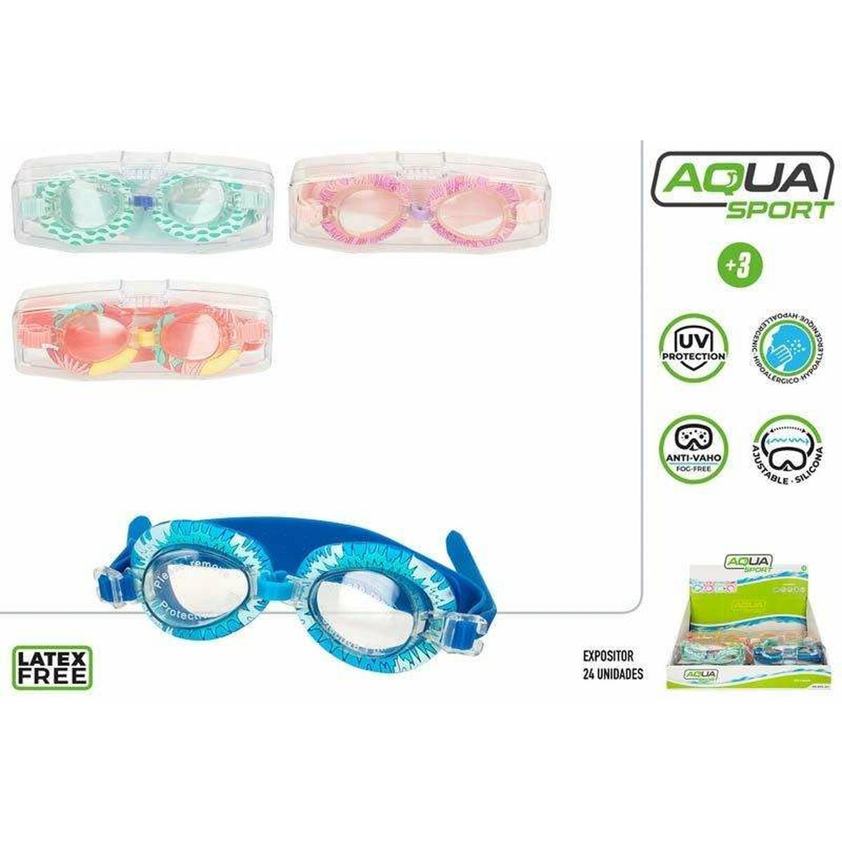 Children’s Swimming Goggles Aqua Sport Silicone