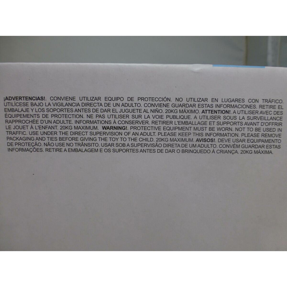 Scooter Colorbaby Polyurethane Aluminium Blue