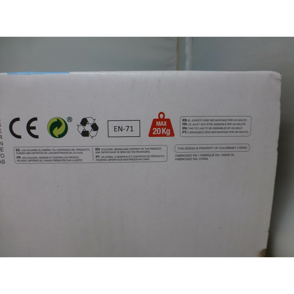 Scooter Colorbaby Polyurethane Aluminium Blue