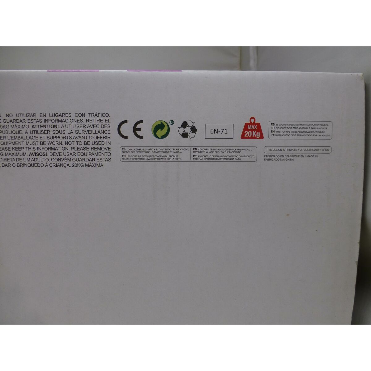 Scooter Colorbaby Polyurethane Aluminium Fuchsia