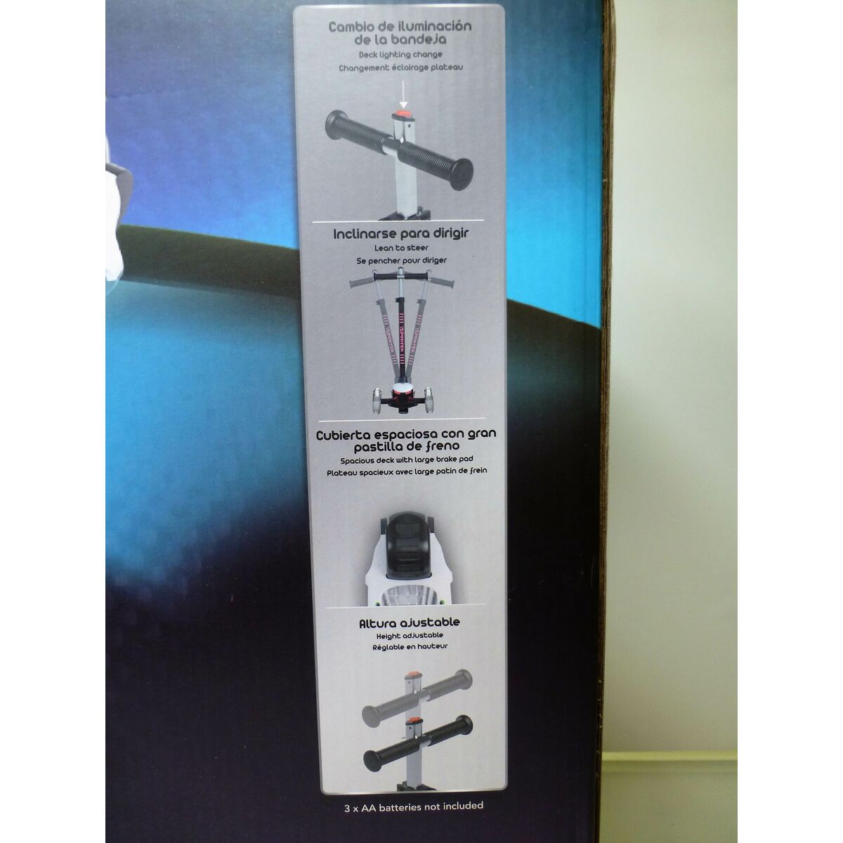 Scooter Colorbaby Polyurethane Aluminium White