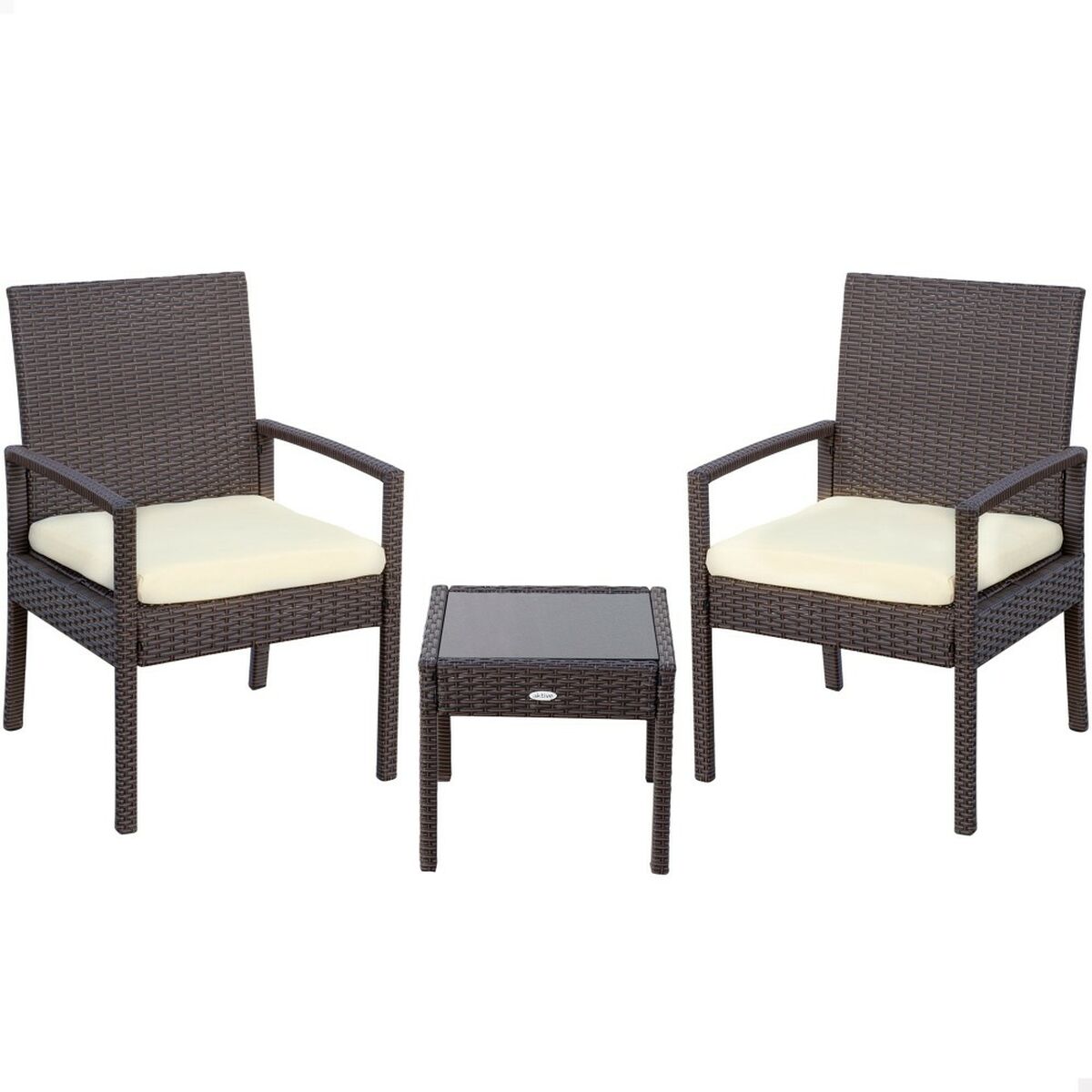 Table Set with 2 Armchairs Aktive Table Set with 2 Armchairs Aktive