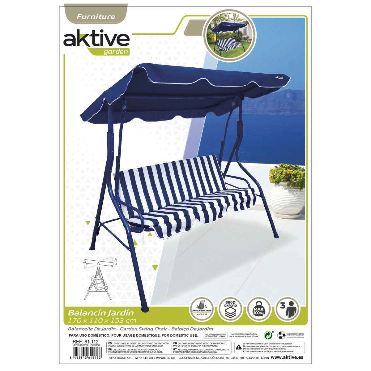 Rocker Aktive 180 x 160 x 107 cm
