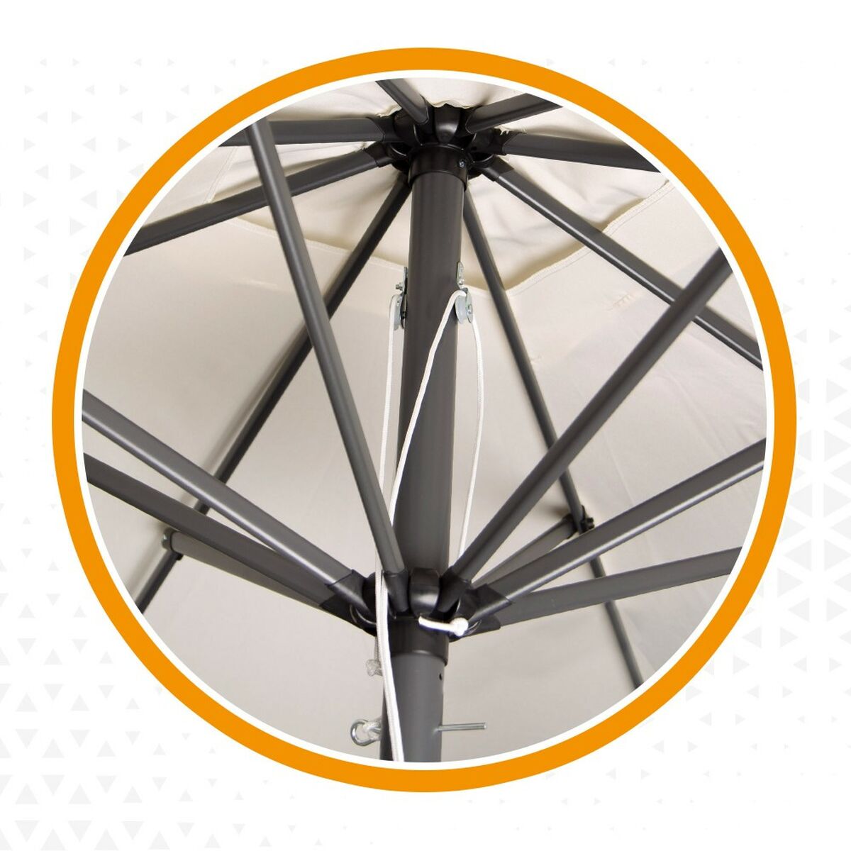 Umbrella Aktive Cream 270 x 261 x 270 cm