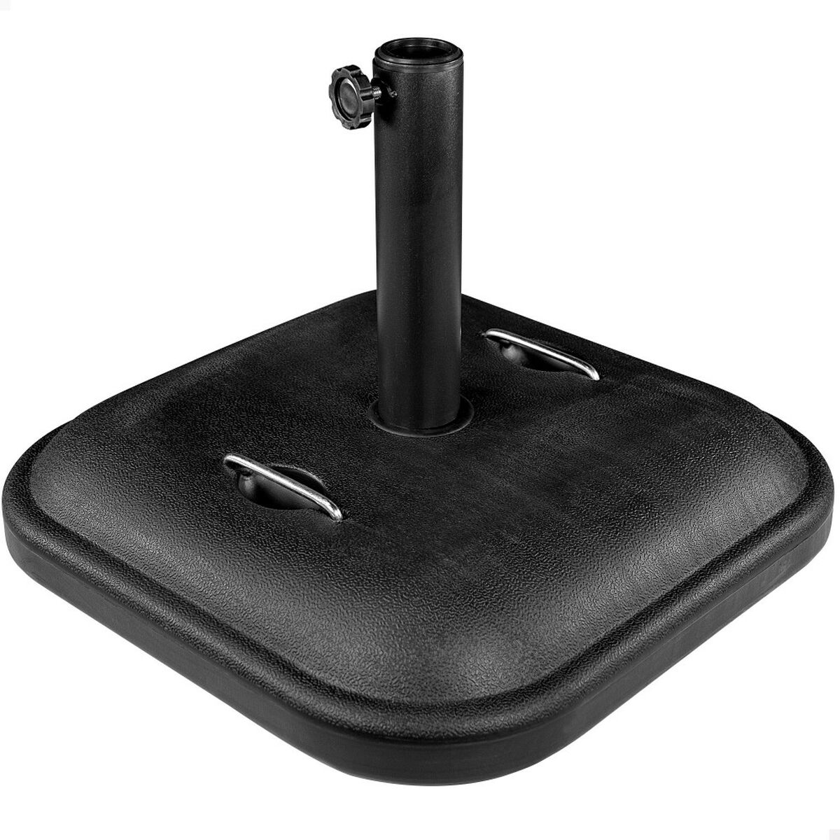 Base for beach umbrella Aktive Black 100 % polyethylene 48 x 34 x 48 cm Base for beach umbrella Aktive Black 100 % polyethylene 48 x 34 x 48 cm