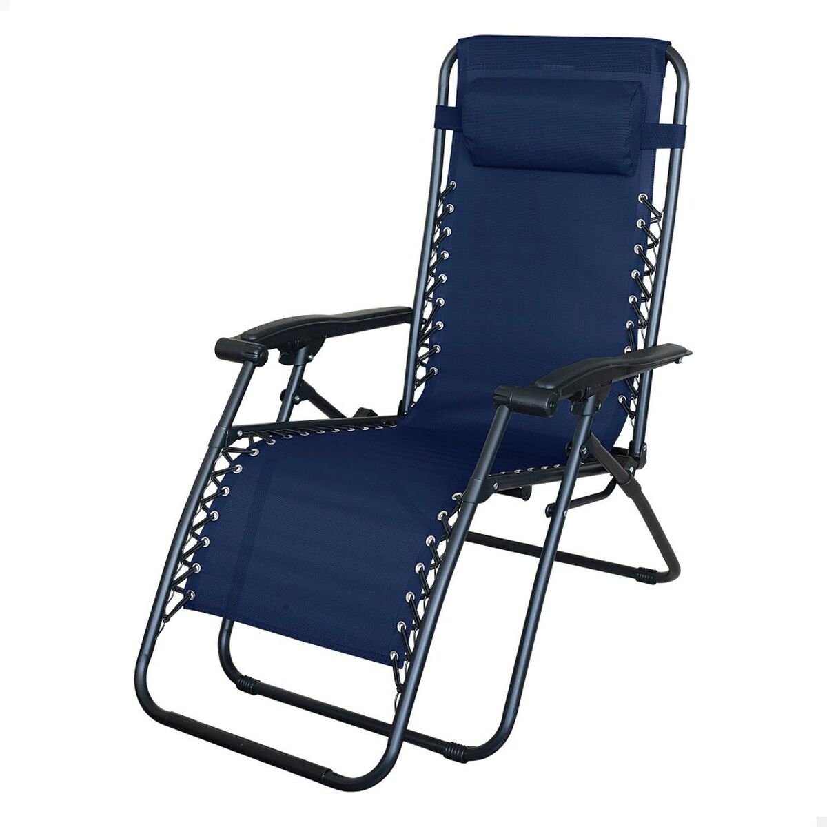 Sun-lounger Aktive Blue 52 x 102 x 68 cm Sun-lounger Aktive Blue 52 x 102 x 68 cm