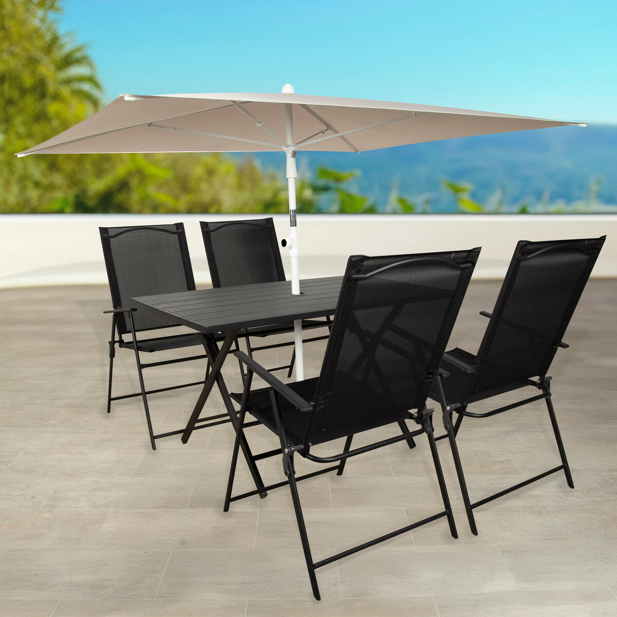 Umbrella Aktive 180 x 220 x 145 cm Dark grey