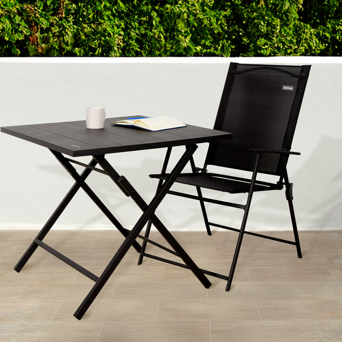 Folding Chair Aktive 47 x 95 x 64 cm