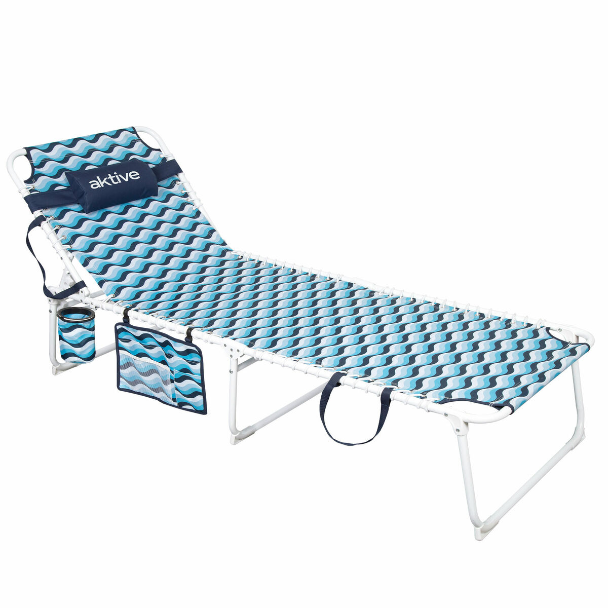 Hammock Aktive Blue Steel 200 x 88 x 70 cm