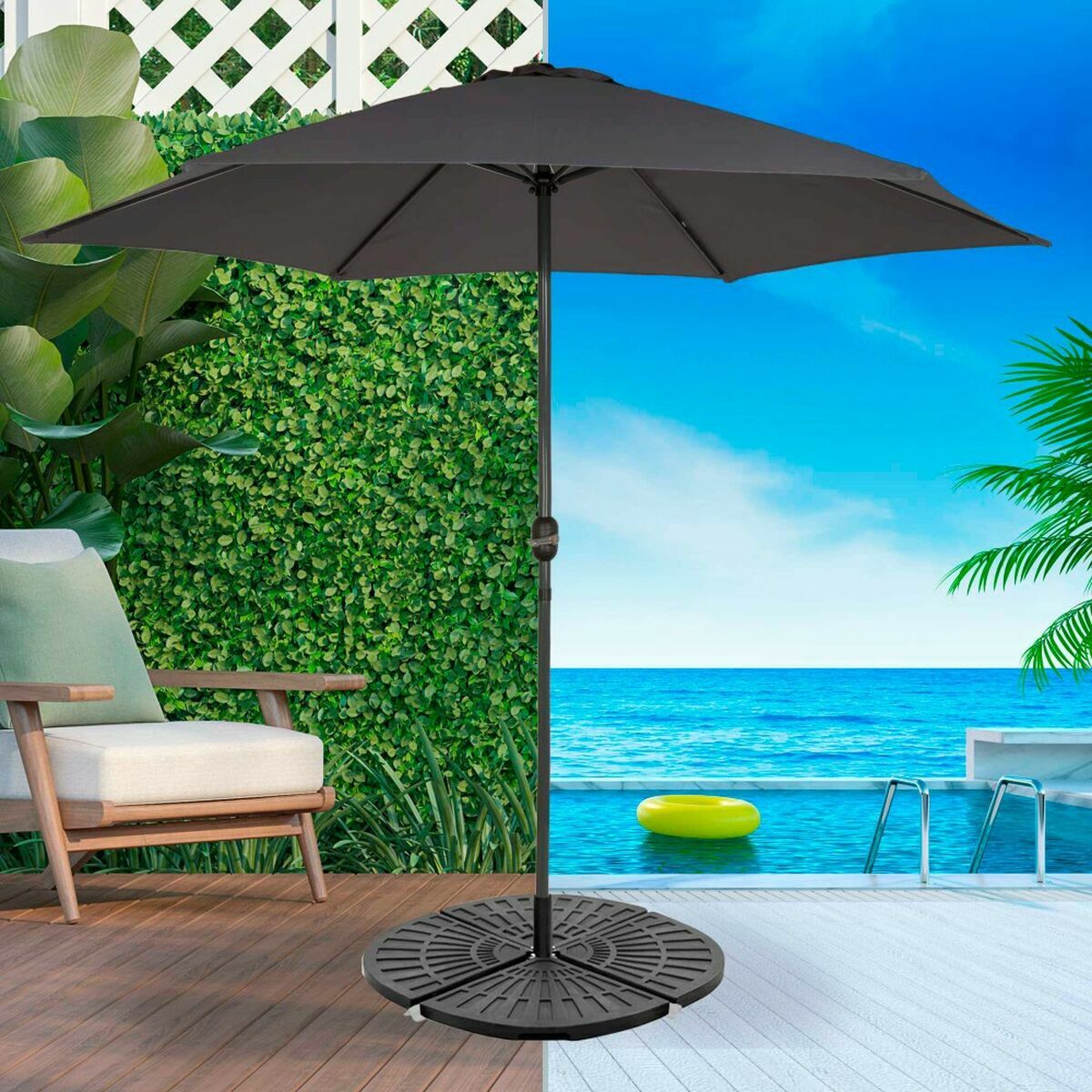 Base for beach umbrella Aktive Plastic
