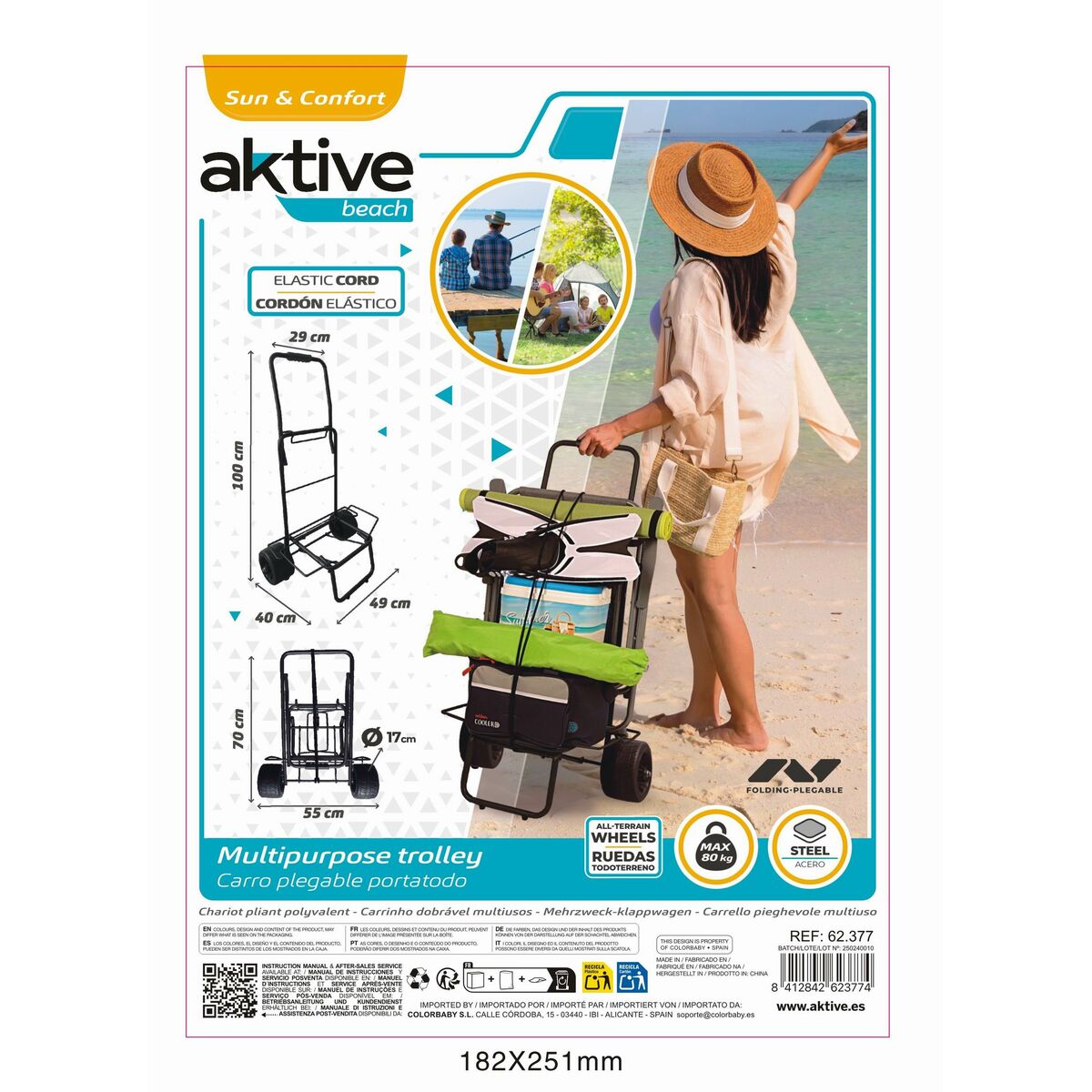 Multi-purpose beach cart Aktive