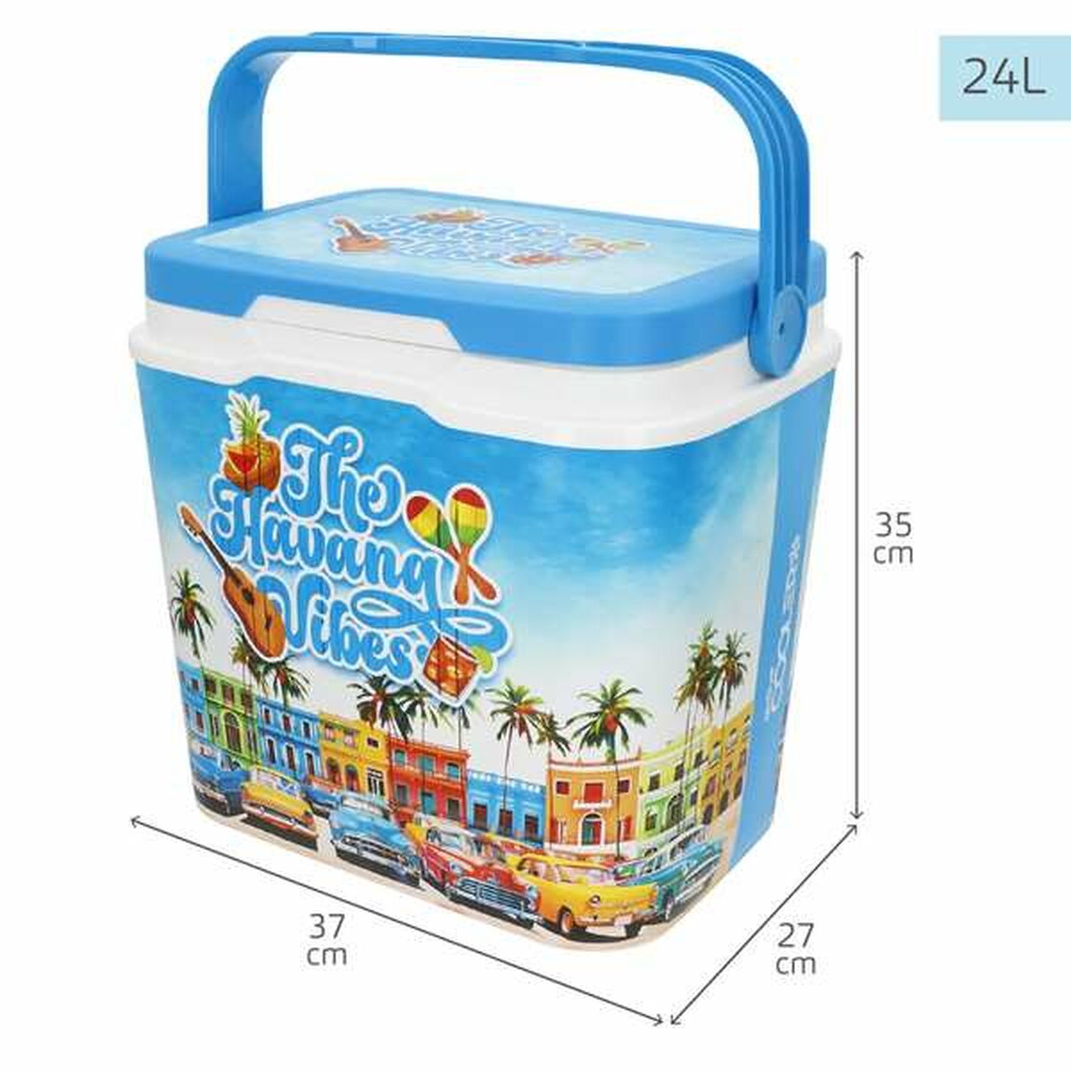 Portable Fridge Aktive The Havana Vibes 24 L