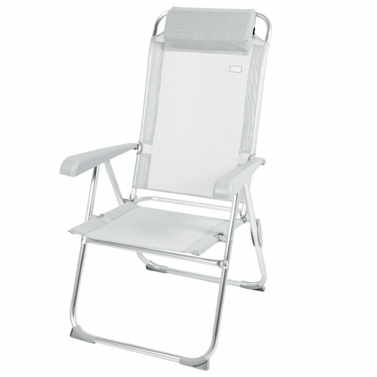 Folding Chair Aktive Reclining Grey 44 x 55 x 101 cm