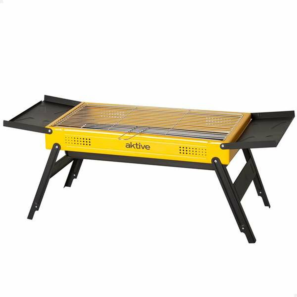 Barbecue Portable Aktive Steel 89 x 33 x 33 cm Yellow Barbecue Portable Aktive Steel 89 x 33 x 33 cm Yellow
