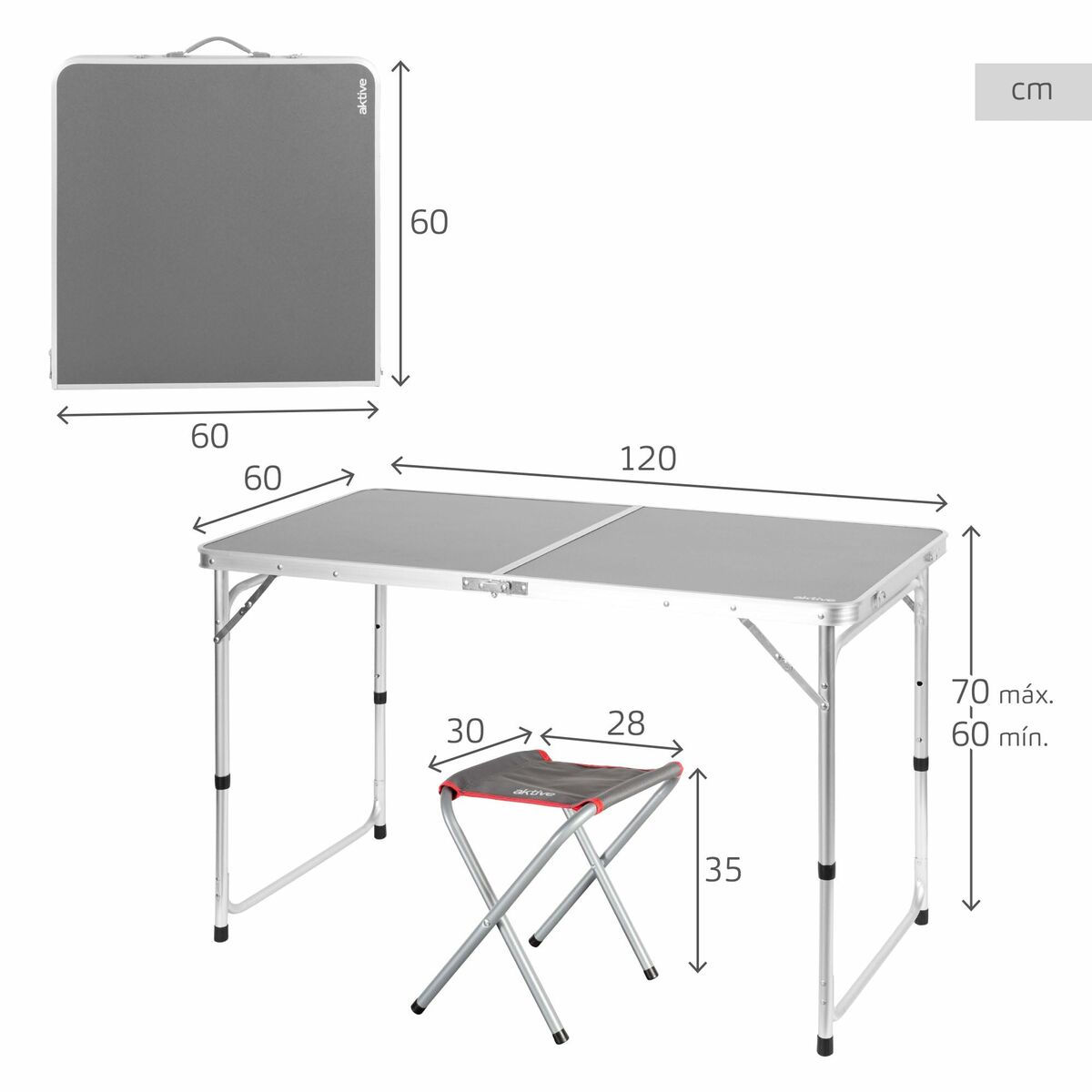 Table Aktive Grey