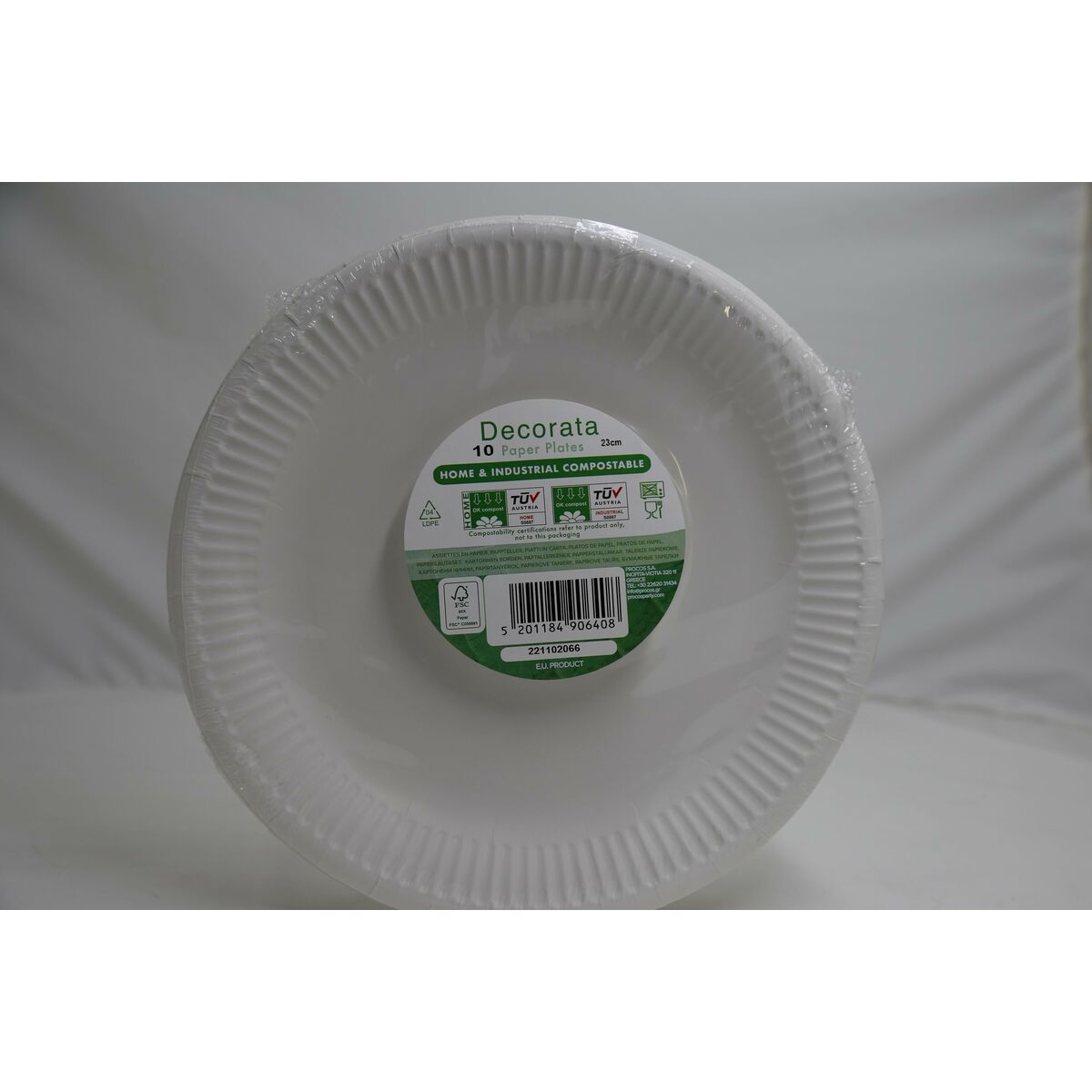 Party supply set Procos White (180 Pieces)